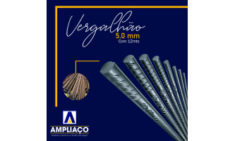 Vergalhão 5.0mm Gerdau CA 60 12 mts